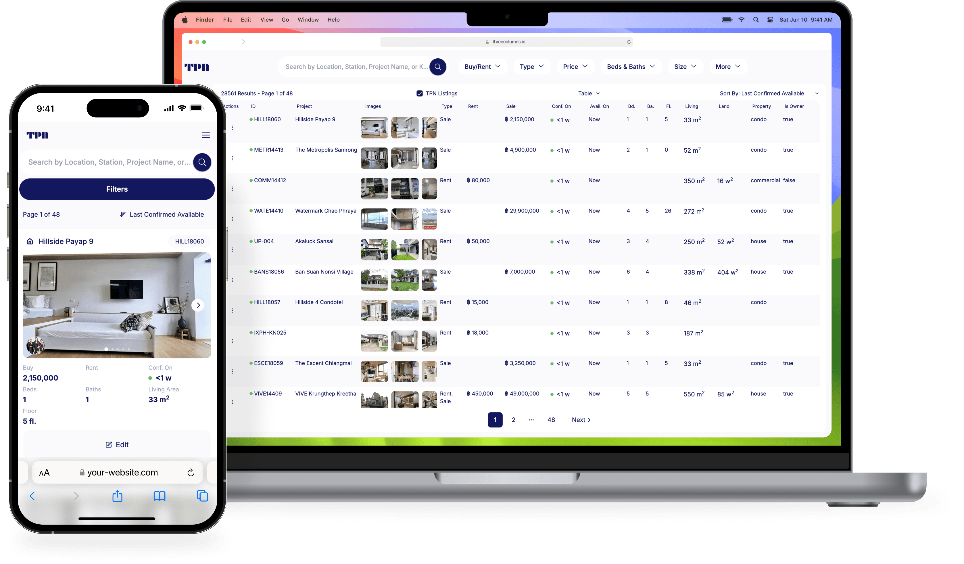 Perfect Homes website